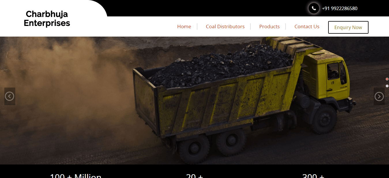 Charbhuja Enterprises Coal Distributors in India